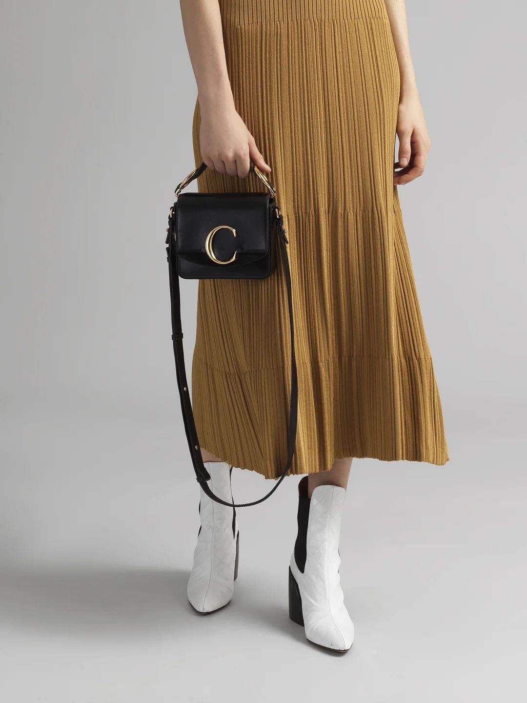 Authentic Chloe C mini Black
