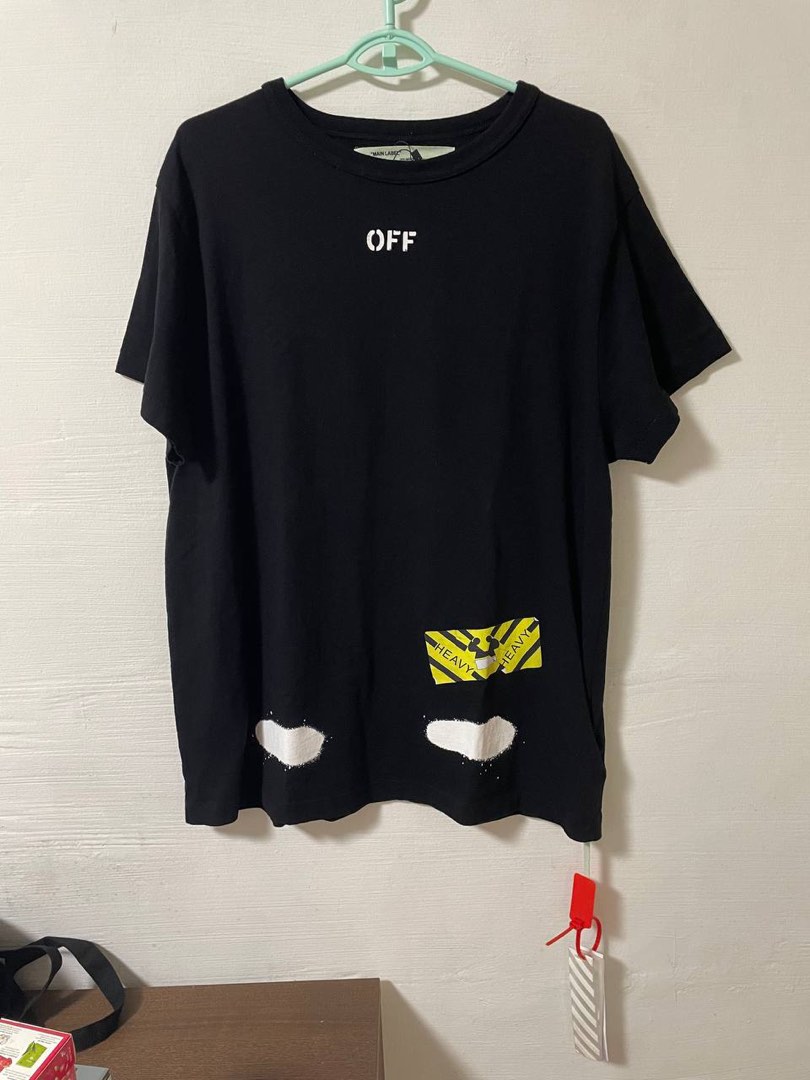 Authentic Off White Mirror Mirror T Shirt Men s Fashion Tops