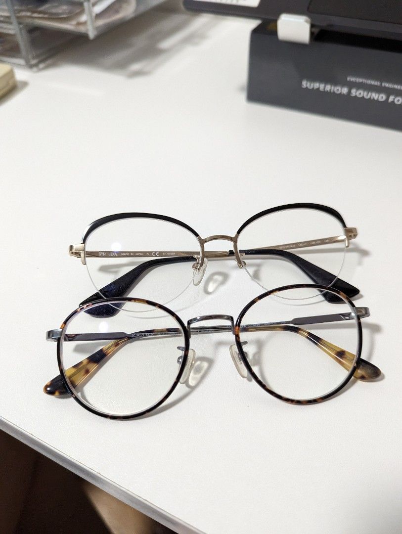 Prada titanium frames sales