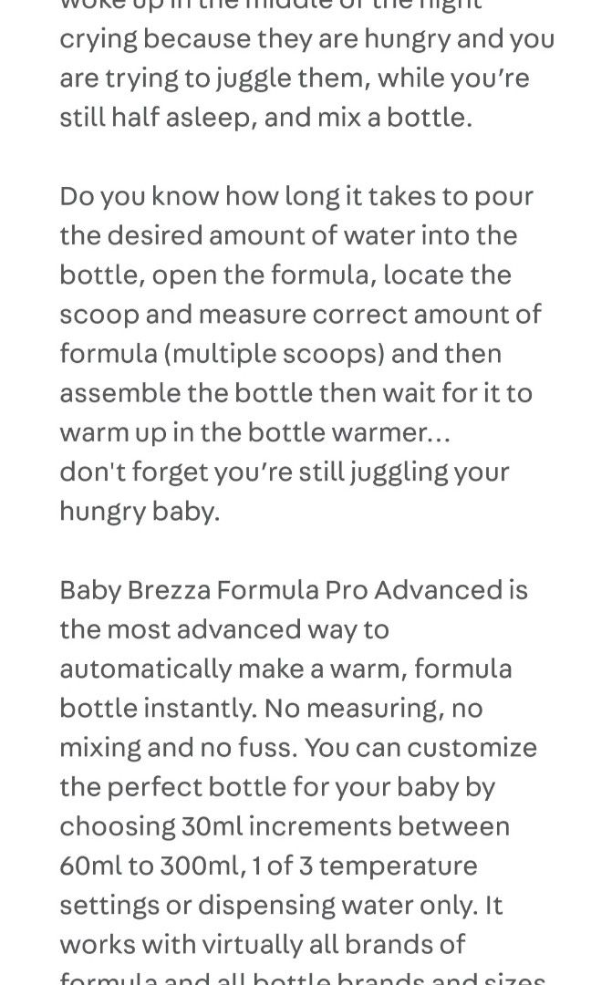 Baby Brezza Formula Pro Advanced, Babies & Kids, Nursing & Feeding