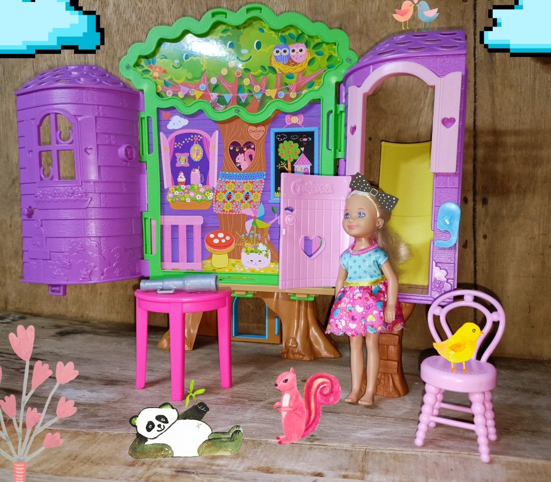 Barbie club chelsea deals treehouse playset