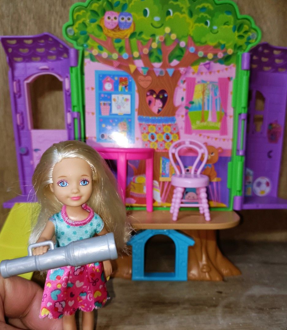 Barbie club chelsea treehouse house 2025 playset