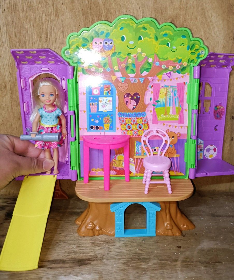 Barbie club store chelsea treehouse playset
