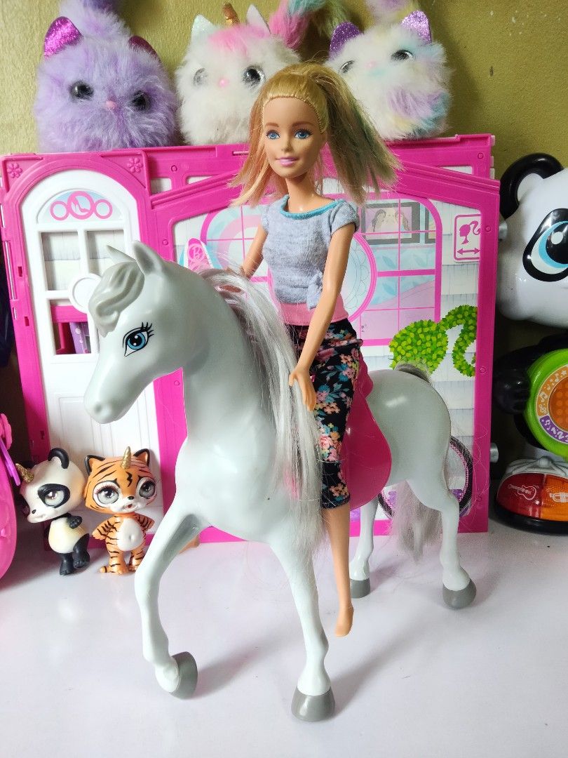 Barbie horse & doll, Hobbies & Toys, Toys & Games on Carousell
