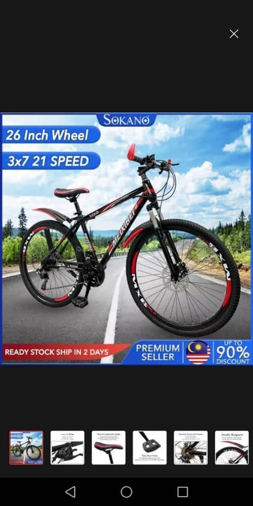 Basikal mountain bike untuk dijual outlet