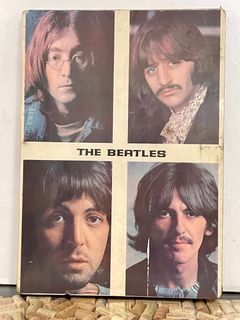 Vintage Beatles Vintage Poster in Wood Frame
