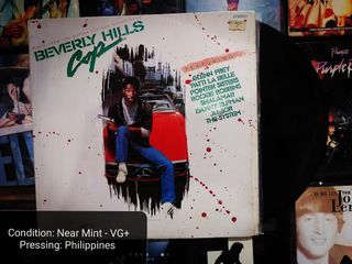 Beverly Hills Cop OST Vinyl Record Original Vinyl Records Vintage Vinyls Plaka LP Vintage Vinyl Lps Original Motion Picture Soundtrack Movie OST Movies Beverly Hills Cop Vinyl