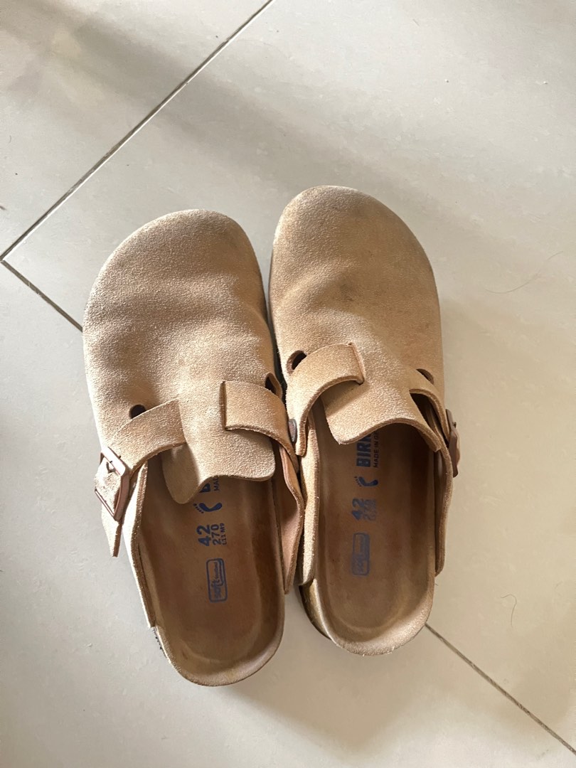 birkenstock boston, Men's Fashion, Footwear, Casual shoes on Carousell