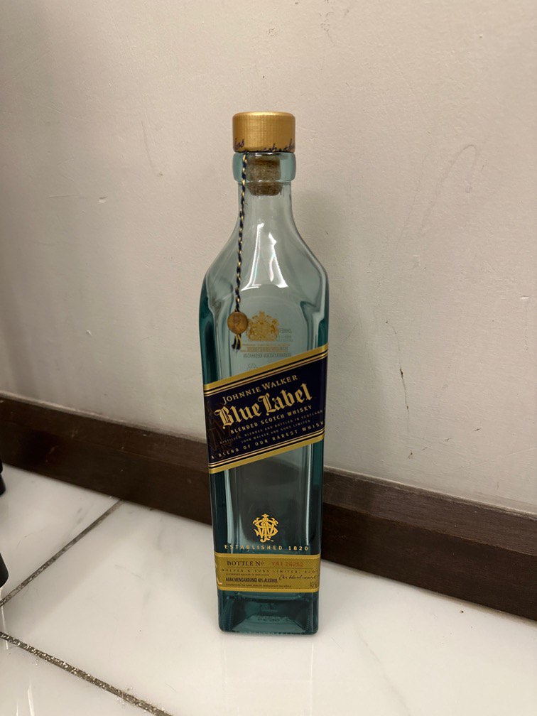 Johnnie Walker Blue Label Whiskey Bottle Only, Hobbies & Toys