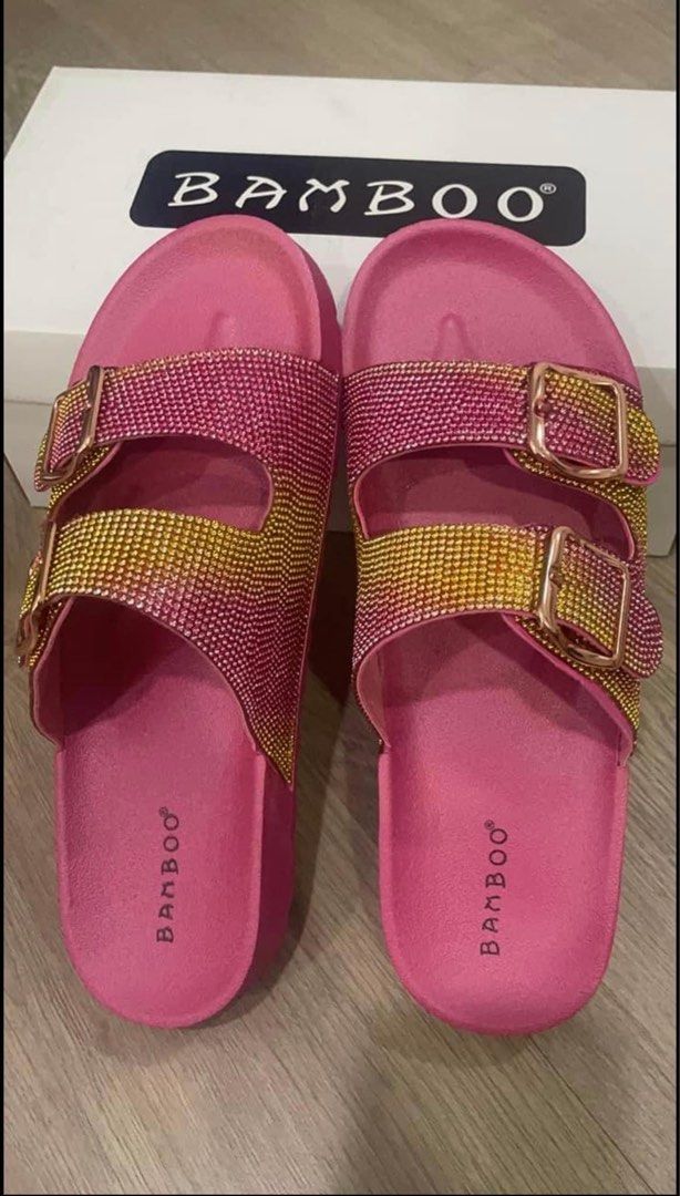 Bamboo glitter sandals new arrivals