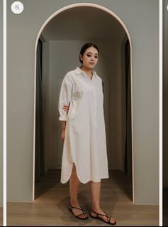 Katt and Co No Sweat Shirt Dress - White