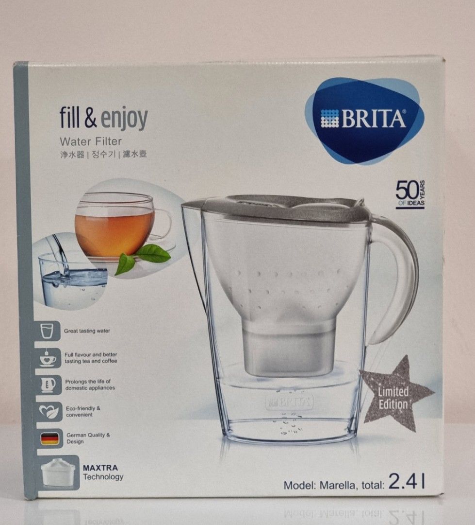 Brita Marella Water Filter Jug Cool (2.4L), TV & Home Appliances