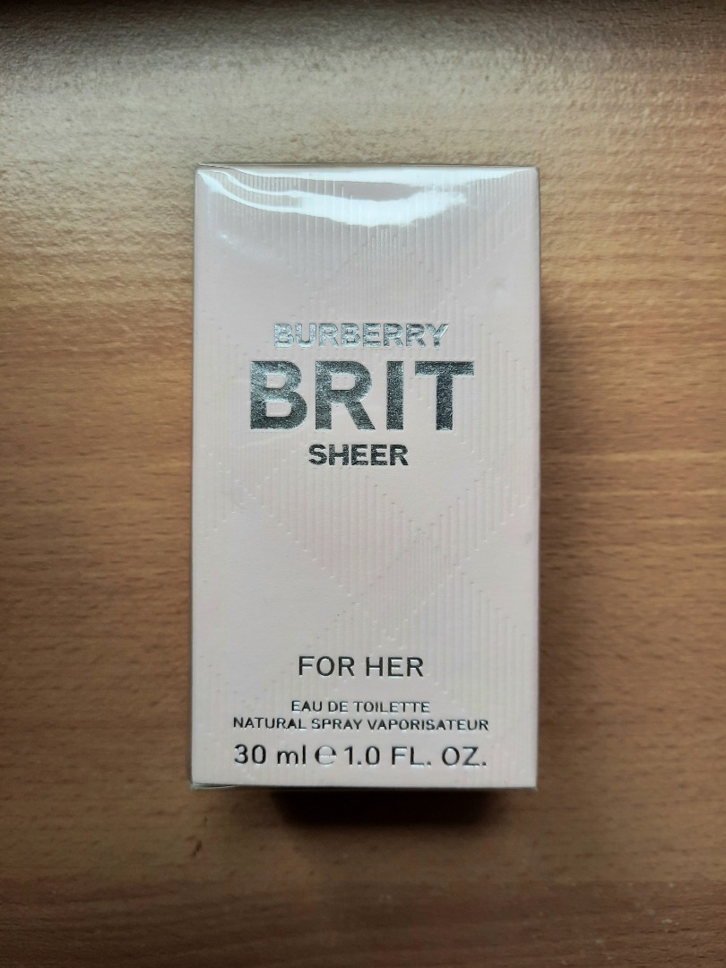 BURBERRY BRIT SHEER Eau De Toilette Natural Spray Vaporisateur, Beauty