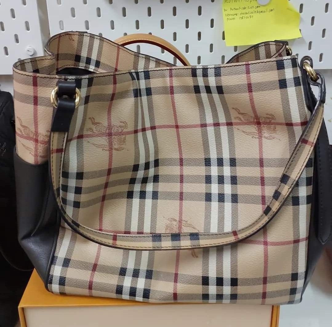 Authentic Burberry bag, Luxury, Bags & Wallets on Carousell