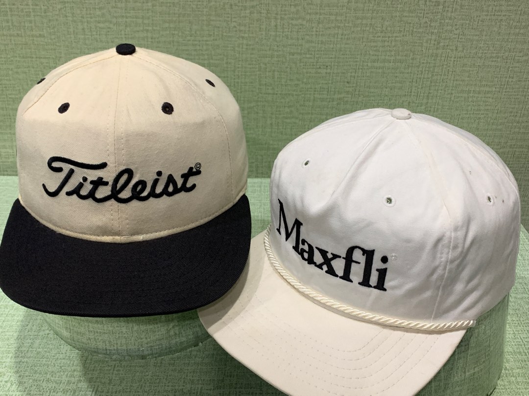 BUY 1 FREE 1 VINTAGE TITLEIST FJ BY NEW ERA GOLF FULL CAP MAXFLI
