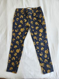 Calliope Floral Mustard Trousers