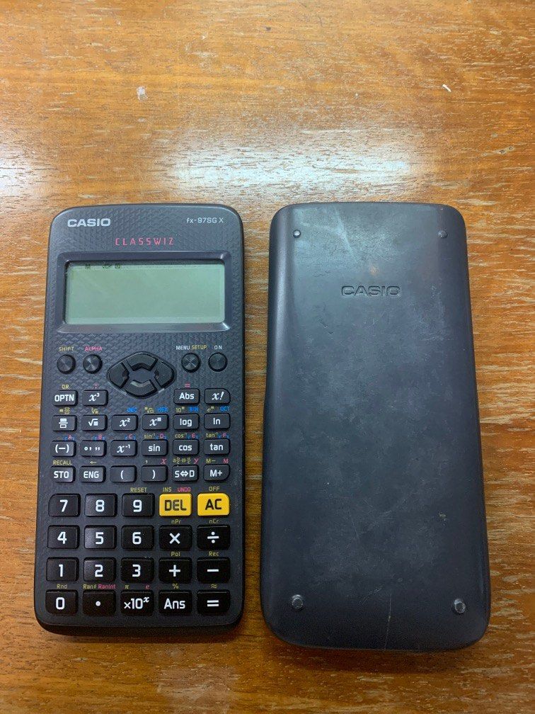 Casio fx 97SG X for O N level calculations