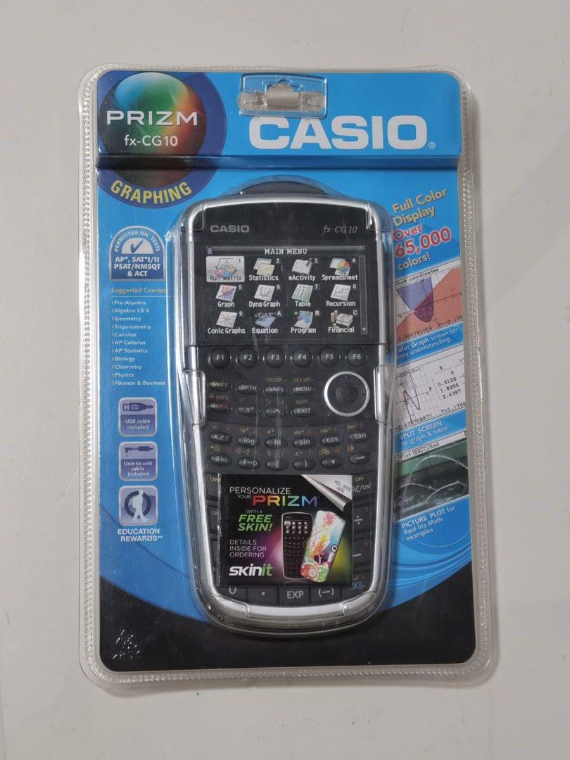 Casio PRIZM fxCG10 colour graphic calculator, Hobbies & Toys