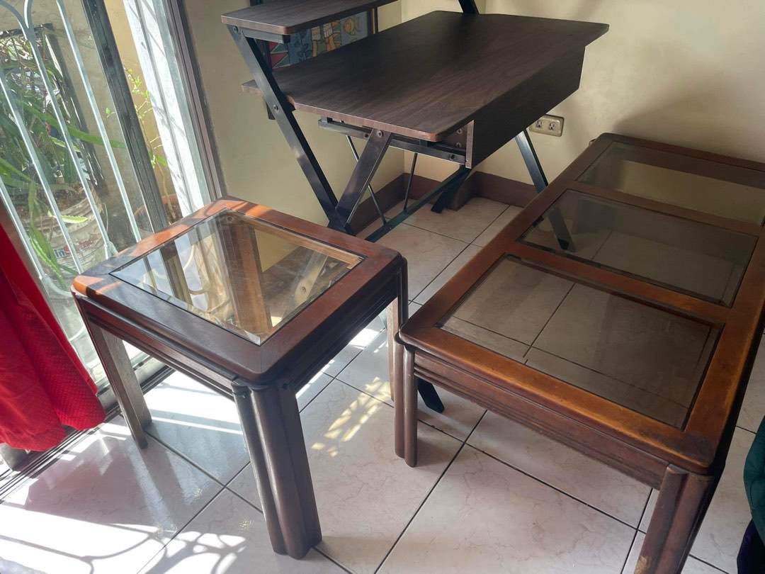 Center table and side table, Furniture & Home Living, Furniture, Tables