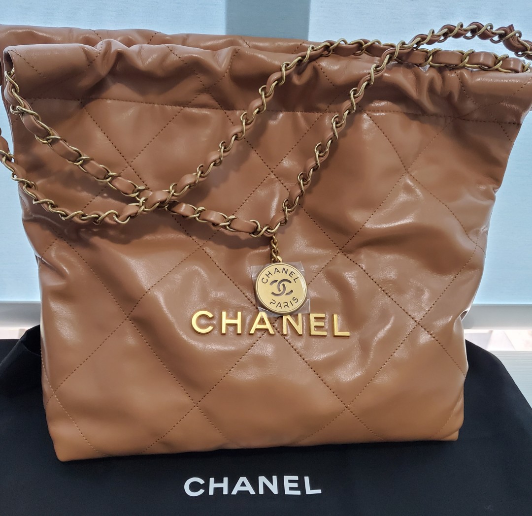 Chanel 22k Small Hobo Bag, Luxury, Bags & Wallets on Carousell