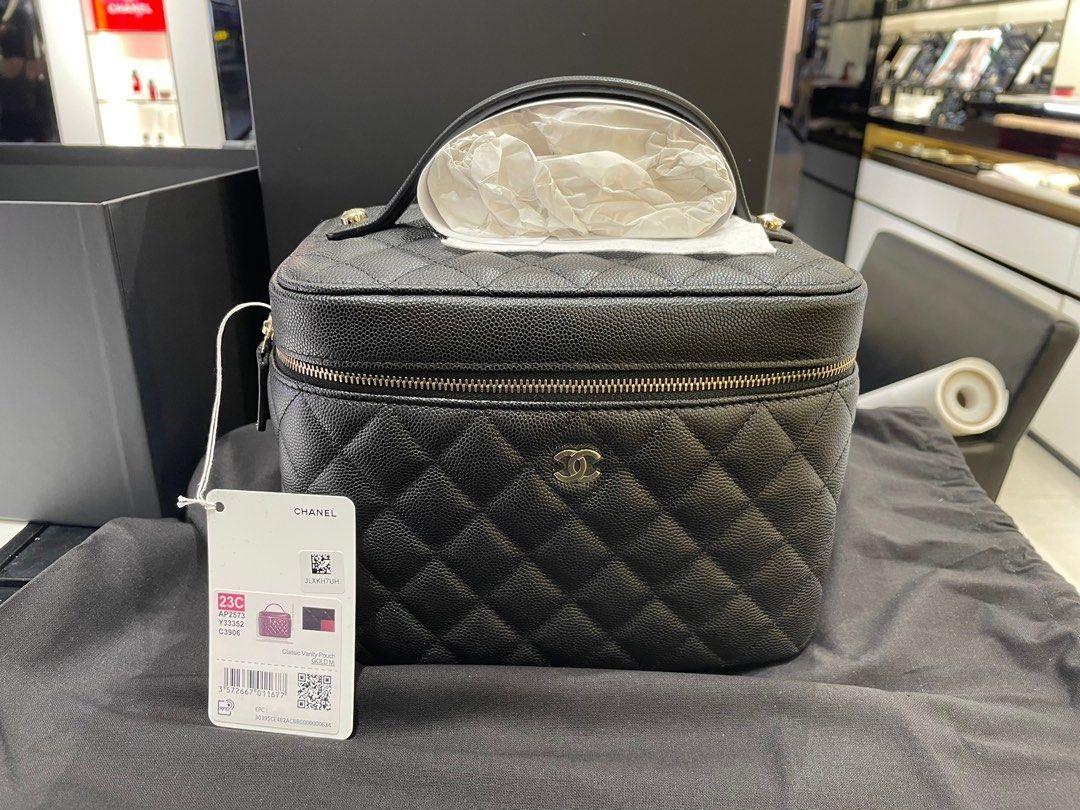 Chanel 23c Vanity Pouch, Luxury, Bags & Wallets on Carousell