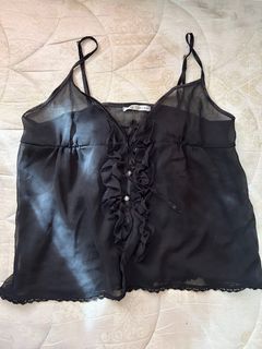 Chic Lace Net Korean Top