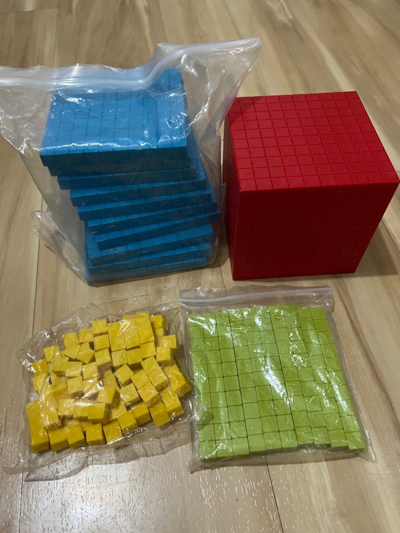 Children Number Blocks Education Plastic Base (Category: Educational & Learning Toys) located in Paranaque City. Submitted by msurfer (Listing ID 1214935286, Image 3). Description: BRAND NEW‼️ Selling Extra ⭕️ Four colors represents ones, tens, hundreds and thousands, easy to seperate. ⭕️ Teach number concepts including but not limited to measurement, volume, decimals, fractions, percent, etc. ⭕️ Interacting with number operations, help cultivate