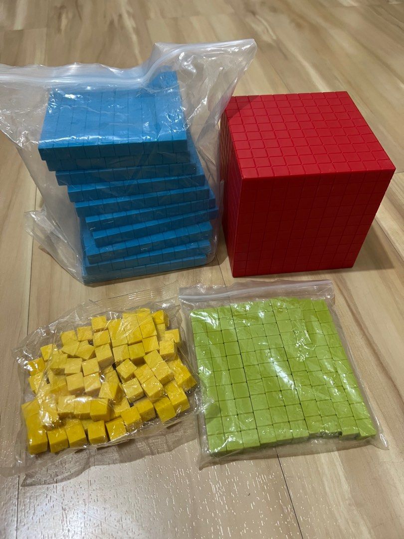Children Number Blocks Education Plastic Base (Category: Educational & Learning Toys) located in Paranaque City. Submitted by msurfer (Listing ID 1214935286, Image 1). Description: BRAND NEW‼️ Selling Extra ⭕️ Four colors represents ones, tens, hundreds and thousands, easy to seperate. ⭕️ Teach number concepts including but not limited to measurement, volume, decimals, fractions, percent, etc. ⭕️ Interacting with number operations, help cultivate