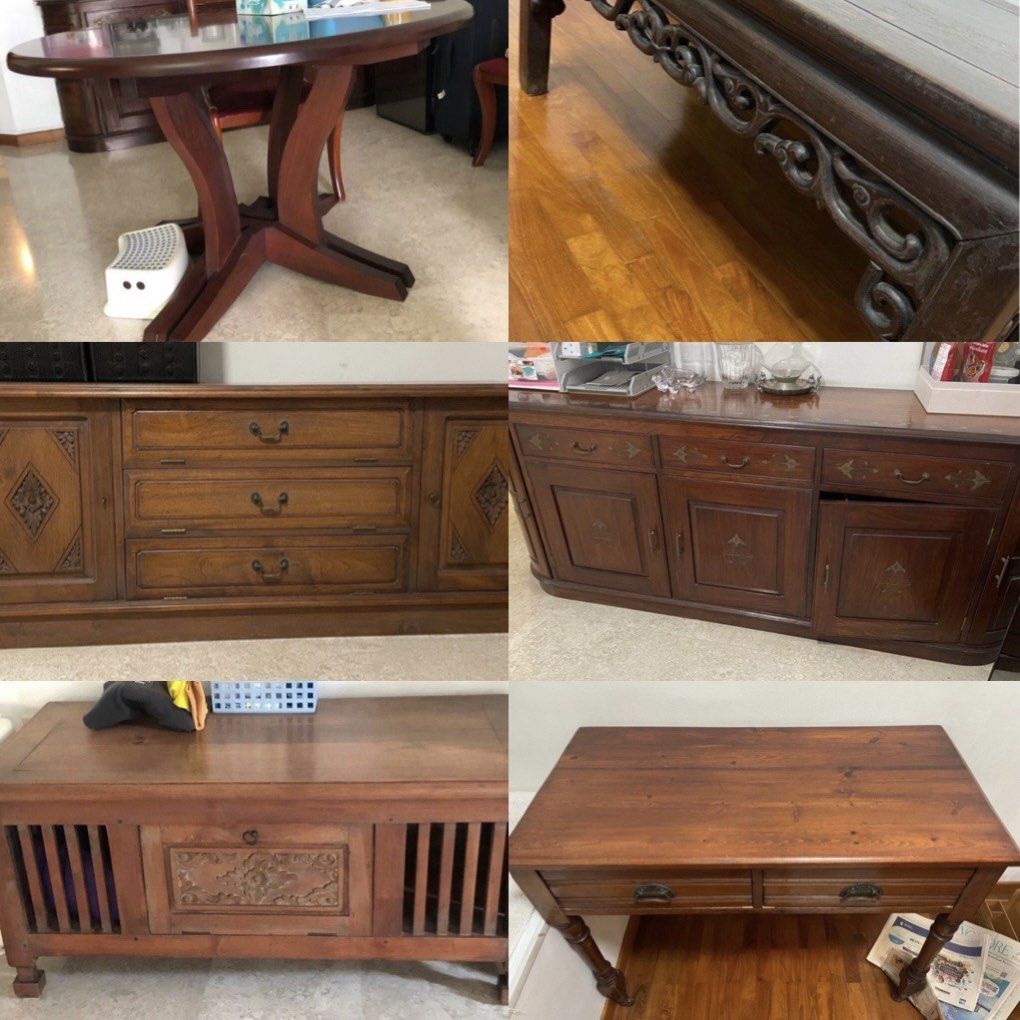 Solid wood sales furniture clearance
