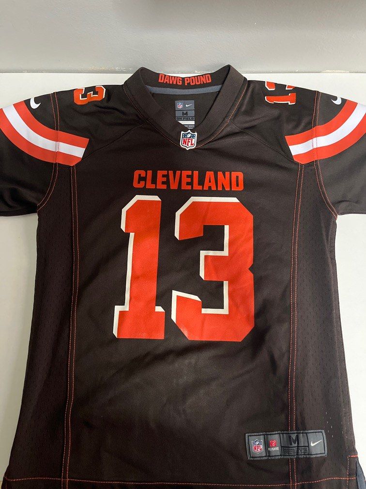 Cleveland Browns NFL Jersey #13 Sport Tee Unisex-Size Kids M, Men's  Fashion, Activewear on Carousell