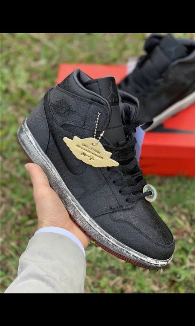 Nike air jordan 1 mid fearless clot top