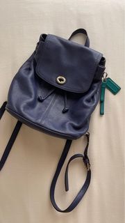 Coach Mini Leather Backpack