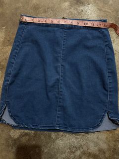 Cotton On soft denim skirt