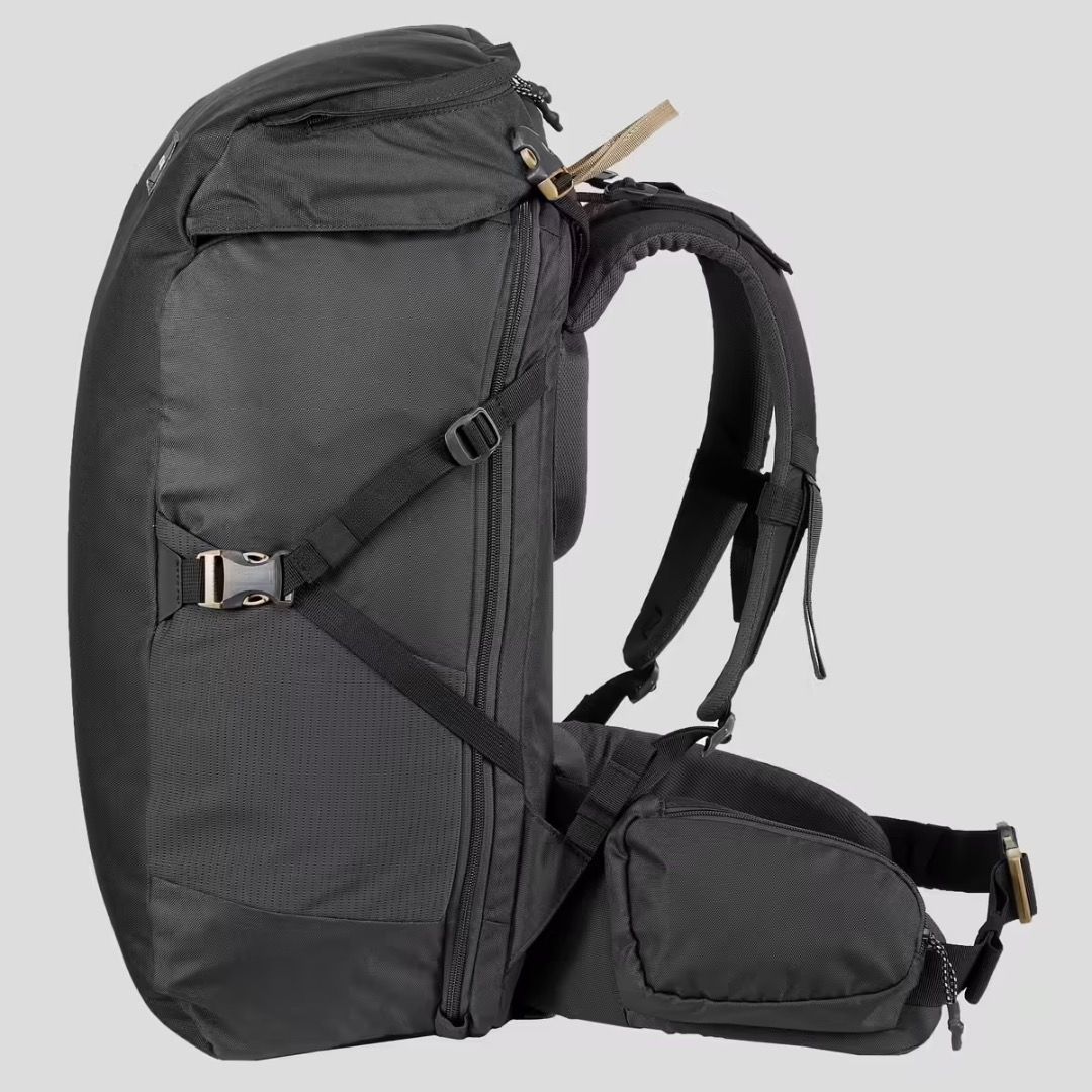 Decathlon Trekking 40L Backpack Forclaz Travel 100 Black Men s