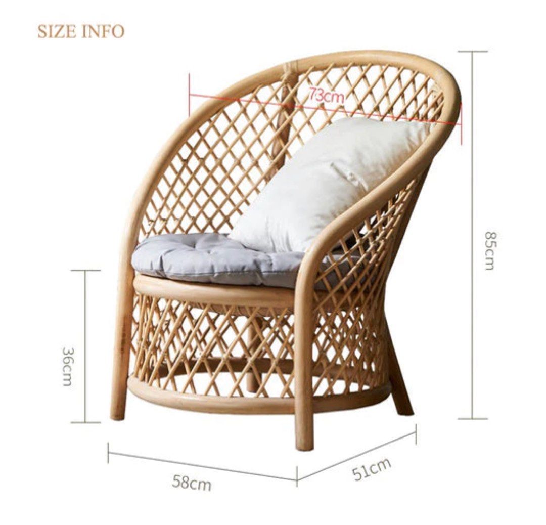 DIVZ Rattan Balloon Chair