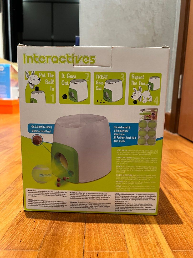 Dog interactive toy (fetch and treat), Pet Supplies, Homes & Other Pet
