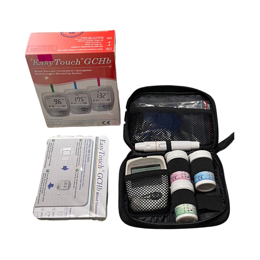 Easy Touch Gchb 3 In 1 Monitoring System Glucose Cholesterol And ...