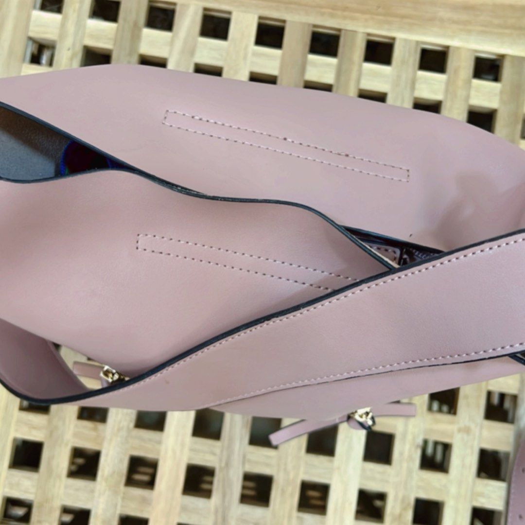 ELLE Natasha Shoulder Bag Dusty Pink, Women's Fashion, Bags & Wallets