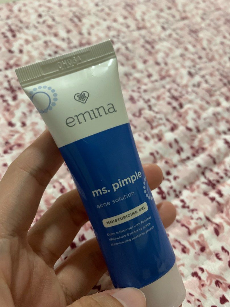 Emina ms.pimple acne solution moisturising gel, Beauty & Personal Care