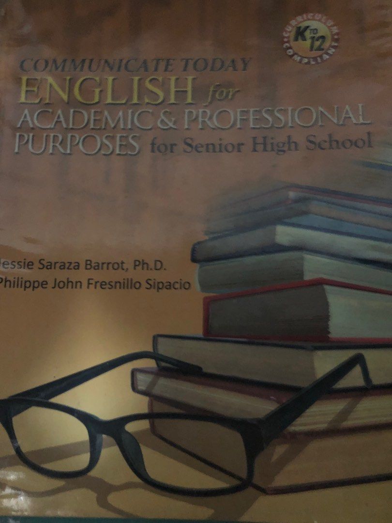 ENGLISH FOR ACADEMIC AND PROFESSIONAL PURPOSES. GRADE 11 (MCU- MANILA ...