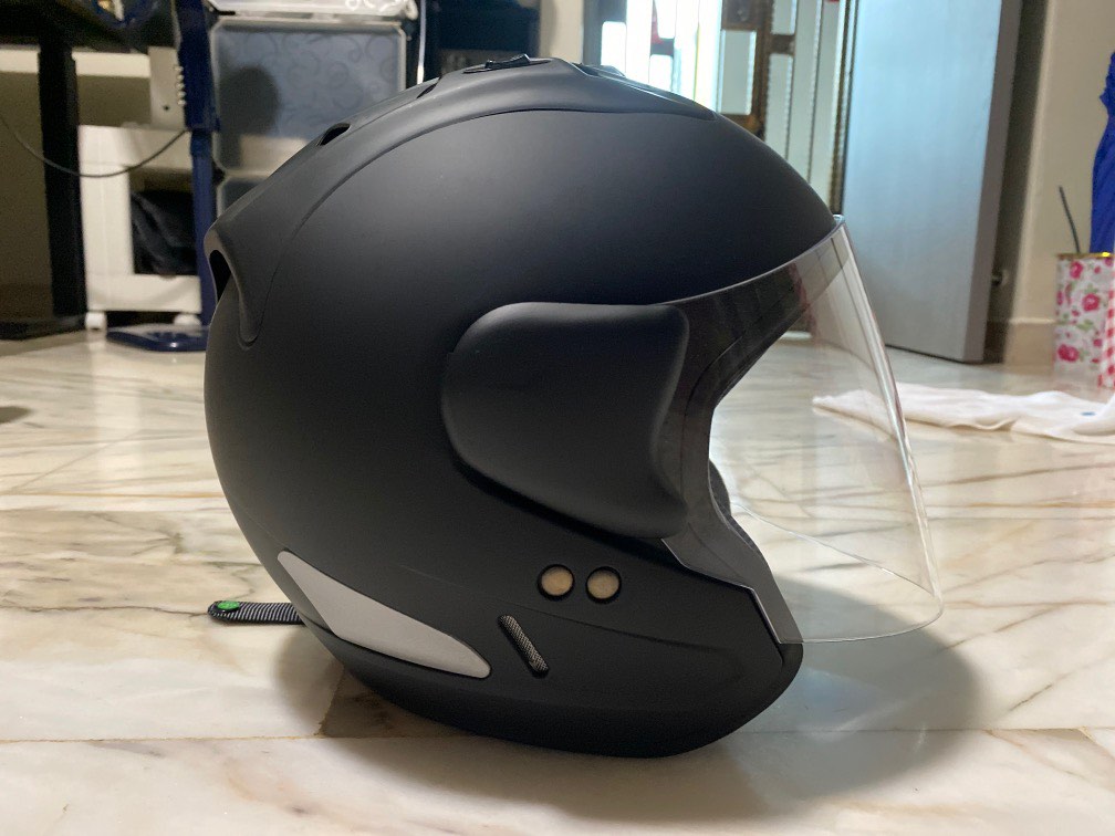 EVO RS959 Matte Black Helmet [PSB Approved], Motorcycles, Motorcycle