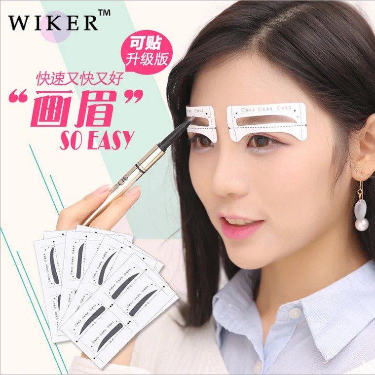Eyebrow Stencils, Beauty & Personal Care, Face, Makeup on Carousell