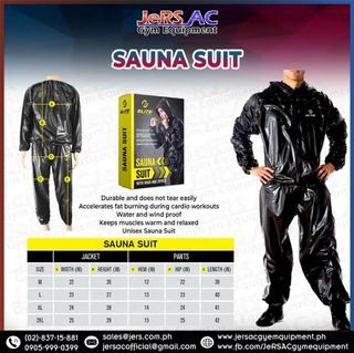 Fitness Sauna Suit - Men & Women with or without Hood & Zipper