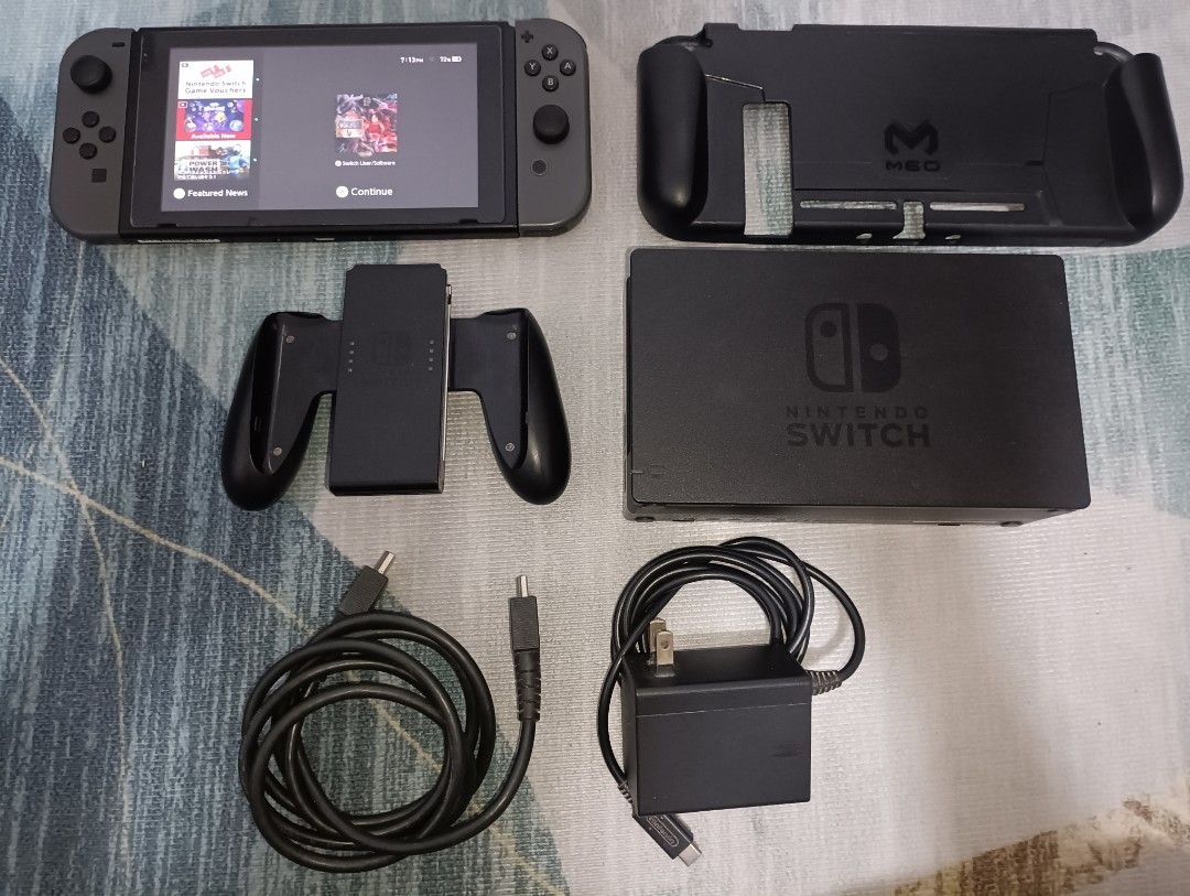 For Sale 2nd Hand Nintendo Switch V2 Gray Patched 128GB Video