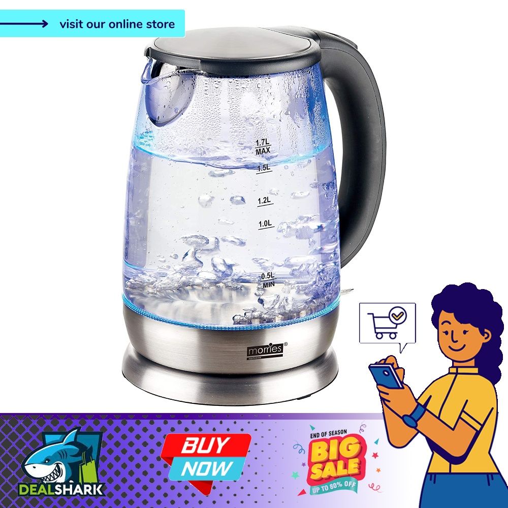 Morries glass hotsell kettle review