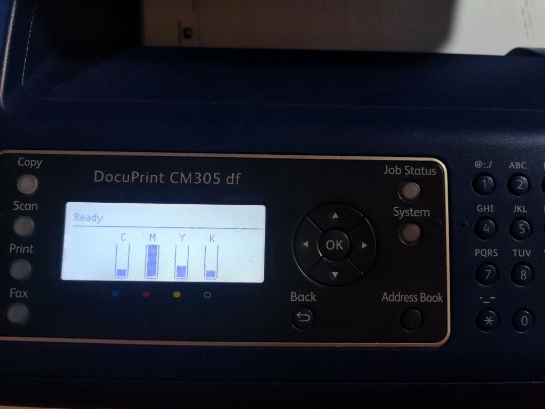 fuji xerox color laser all in one duplex printer cm305df double sided