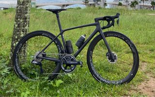 Giant TCR Advanced SL Disc Raw Carbon Frame Complete Bike