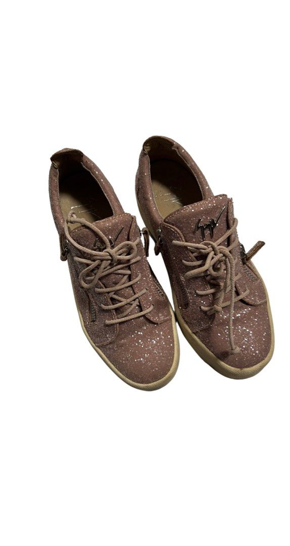 Giuseppe Zanotti Pink Glitter Sneakers Women s Fashion Footwear