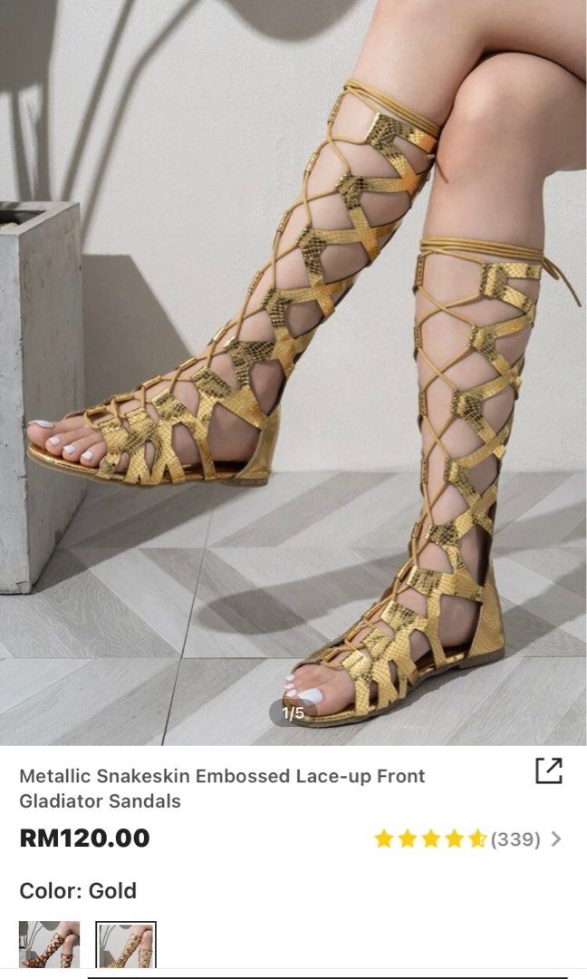 Gladiator Strappy Sandal Women s Fashion Footwear Sandals on