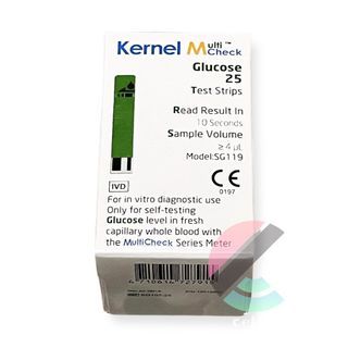 Glucose Test Strips For Kernel Multi Check Meter 25's